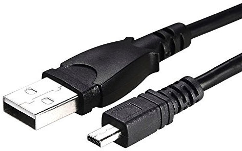 BabzTech Digital Camera Panasonic USB CABLE FOR Lumix for DMC-TZ61,TZ 40,TZ 70 DMC-ZS19,PHOTO TRANSFER CAMERA TO PC OR MAC