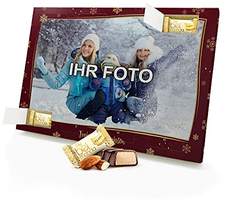 printplanet Marzipan Adventskalender mit eigenem Foto - gefüllt mit Zentis® Pralinés aus Edelmarzipan - Rahmen 3-2025
