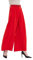 Tronjori Damen Hose Weites Bein Frauen Lange Hose mit Taschen Einfarbig Lose elastische Hohe Taille Freizeithose Business-Arbeitshose für Freizeit Arbeit Büro(L, Rot)