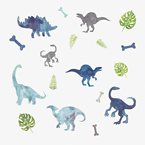RoomMates Watercolor Dinosaur Peel and Stick Wall Decals