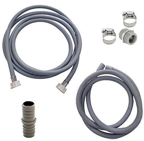 UTP for SAMSUNG Washing Machine Fill Water & Waste Drain Hose Extension Kit 3.5m