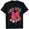 Lets Roll Skaten Rollschuhe Rennen Rollen Skaten 80er T-Shirt
