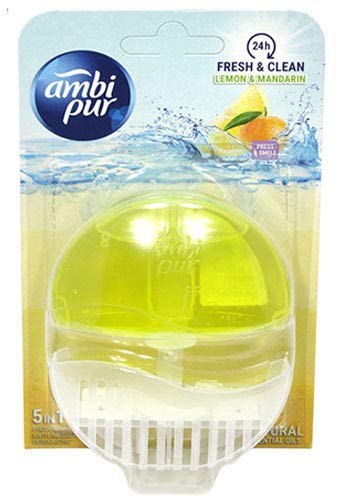 Ambi Pur - Lemon & Mandarin Fresh & Clean 5in1 Rim Block - 1 Piece