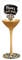 Team Sports America New Orleans Saints, Stielglas, 482 ml