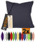 npluseins Doppelpack Baumwoll-Kissenbezüge - Moderne Wohndekoration in schlichtem Design 317.361, 50 x 50 cm, grau
