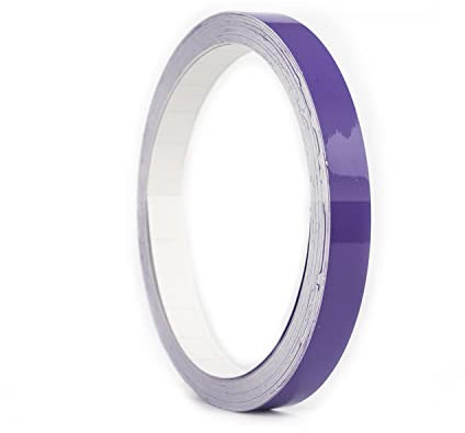 Auto Zierstreifen Folie Lavendel Lila Folienstreifen Glänzend Autodekor Pinstripes Dekorstreifen Modellbau KFZ Wohnwagen Boot (15 mm, Lavendel Lila Hochglanz)