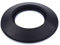 TYGERIX® Rosace Murale en Silicone Noir 120 et 125 mm | Rosette flexible pour couvrir les tuyaux de chaudière, les poêles et tout système | Résistance aux hautes températures | Indéformable | Certifié