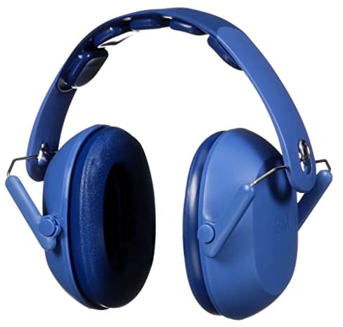 3M Orejeras de protección auditiva para niños PKIDSB-BLU-E, azul (87-98 dB)