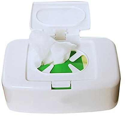ulapithi Wet Wipes Box Baby Wipes Box Wet Tissue Box Wet Wipes Box Moist Toilet Paper Box Wet Wipes Dispenser Dustproof Tissue Storage Box Case Dispenser Holder, White