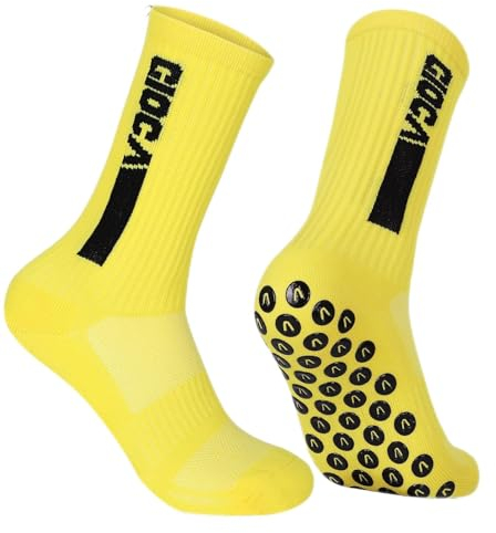 Fußballsocken 3 paar Fußball Socken Unisex Socken | Anti-Rutsch-Design | Universal-Maßstab 39-46 | 75% Baumwolle | Stutzen Fussball Herren, Tape Design Fussballsocken Männer
