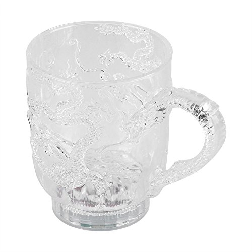 QANYEGN LED Flashing Cup, Flash Light Up Cups, Liquid Activated Multicolor Cup, Fun Light Up Drinking Shot Glasses