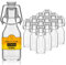 Glasflasche 100ml Glasflaschen zum befüllen Einmachgläser Bügelverschluss leere Flaschen zum befüllen Bügelflaschen Schnapsflaschen Glass bottle Likörflaschen Saftflaschen