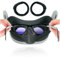 NUHFUFA 1 Set Glasses Spacer Compatible with Quest 3, VR Lens Protective Frames LDPE Anti-Scratch Ring with Storage Box Protect VR Headset Glasses for Quest 3 Lens Protector Accessories