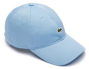 Lacoste Herren Cap RK0491, Männer Schirmmütze,Visor Cap,Oben offen,Tennis,Golf,Regular Fit,Blau,TU (Einheitsgröße)