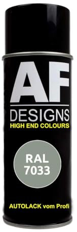 RAL7033 ZEMENTGRAU Spraydose stumpfmatt Lackspray Sprühdose DIY Autolack