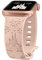 BEEXI Cartoon Gravierte Armband Kompatibel mit Apple Watch Armband 41mm 40mm 42mm 38mm Damen Herren, Silikon Cute Design Sport Armbänder für iWatch Serie 10/9/8/7/6/5/4/3/2/1/SE, Rosa