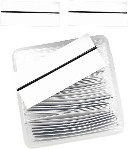 40 Pcs Black of Self-Adhesive False Eyelash Strips, Waterproof Adhesive Strips for False Eyelashes, Eyelash Glue Replacement, Ideal Method for Attaching False Eyelashes, Artificial eyelashes