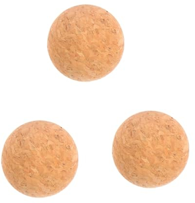 Garneck 3 Pcs Cork Replacement Wine Bottle Decanter Stopper Wood Ball Soccer Wine Bottle Tops Wine Bottle Closer Decanter Lids Replacement Vacuum Sealer Wine Stopper Wooden