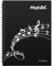 Grapelet A4 30 Inner Pages can Hold 60 Sheet Music Score, 8.5x11 inch Folders and Non Reflective Modifiable Folders (Black)