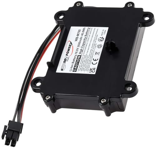 Batterie Li-ion pour robot tondeuse Bosch Indego S+ 350, 18 V,