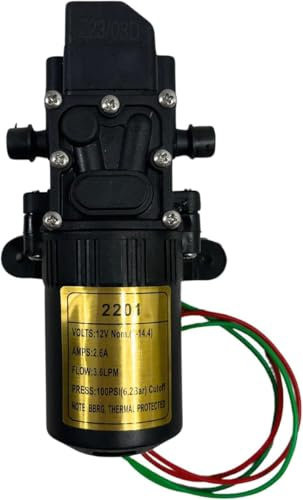 Bomba eléctrica de 12 V para pulverizador con caudal de 4 L/min (4 l/min)