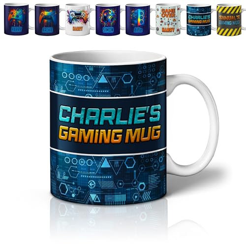 Personalised Gamer Mug – 11oz Custom Gaming Mug | Perfect for Gamers and Streamers | Console & PC Designs | Gamer 1