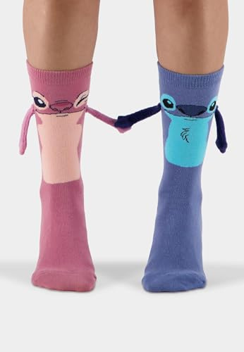 Disney Lily & Stitch - Let's Hold Hands Novelty Socks (1er Pack)