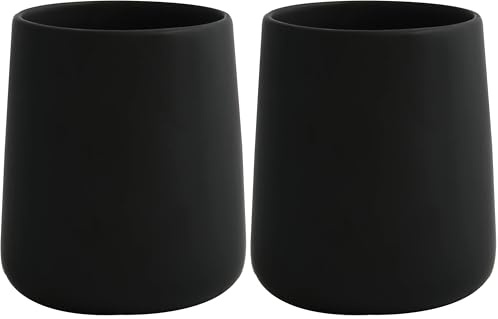 MSV Gobelet Céramique MAONIE Noir Mat (Lot de 2)