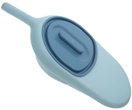 Bettpfanne mit Deckel, Tragbar, Multifunktional für Bettlägerige, Pp, Blau | Frauen und Patienten, Einfache Handhabung, Modernes Design, Hygienisch, Geeignet für Pflegebedarf
