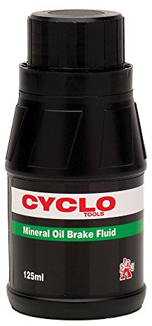 Cyclo-Tools Mineralöl-Bremsflüssigkeit, schwarz, 7 x 7 x 10 cm