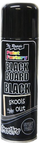 Black board spray paint
