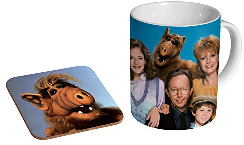 Alf Awesome TV Show Kaffeetasse und Untersetzer aus Keramik