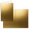 25x Falt-Karten DIN A6 in Gold Metallic - Blanko - Doppel-Karten - 250 g/m²