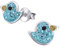 Laimons Mädchen Kids Kinder-Ohrstecker Ohrringe Kinderschmuck Vogel Küken Türkis, Braun Glitzer Sterling Silber 925