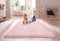 SHAGGY RUG 30MM / 3cm Modern Rugs Living Room Extra Large Small Medium Rectangular Size Soft Touch Thick Pile Living Room Area Rugs Non Shedding (Pink, 120cm x 170cm (4ft x 6ft))