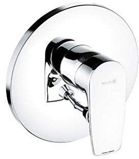 KLUDI Pure&SOLID 346500575 Wannenfüll-und Brausearmatur, Chrom