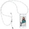 YuhooTech Handykette Hülle für iPhone 7/ iPhone 8/ iPhone SE 2020 Handyhülle, Smartphone Necklace Hülle mit Band - Handyhülle mit Kordel Umhängenband - Schnur mit Case zum umhängen in Weiß