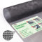 Loboo Idea Moustiquaire en fibre de verre remplaçable pour porte, fenêtre et mur de cour - 100 x 100 cm - Noire