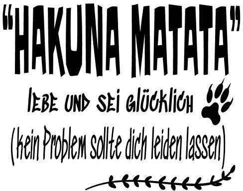 Docliick® Wandtattoo Spruch HAKUNA MATATA.. Wandtattoo Sprüche Feiern Wandtattoo deutsch Docliick DC-051-AL