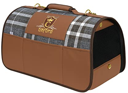 Cazo Oxford Tasche, Transportbox für Hunde und Katzen, 50 x 27 x 26 cm, LXD0901