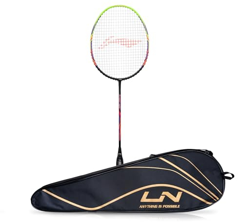 Li-Ning Turbo 99 Strung Carbon Fibre Racket with Free Full Cover | AYPR026-5