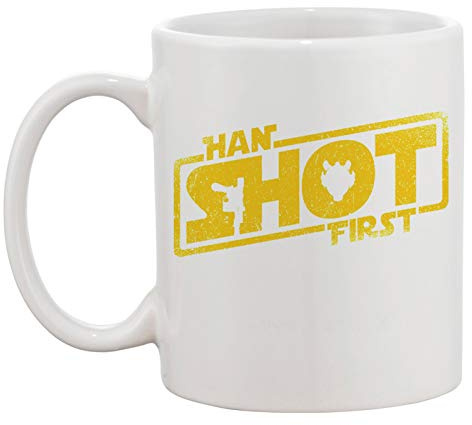 First Shot Han Weiße Tasse Kaffee Tee Männer Frauen Keramik Coffee Tea Mug Cup