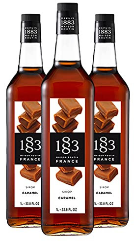 Maison Routin 1883 Sirup Karamell, 1,0L / 3er Pack