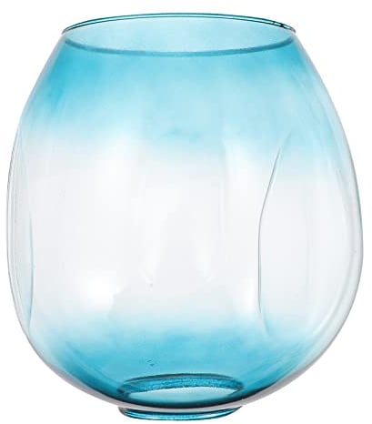 ibasenice Glass Globe Lamp Shade Chandelier Lamp Shade Ceiling Light Covers Clip On Bulb Lampshade for Table Wall Floor Ceiling Lamp Blue