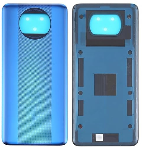 Desconocido Tapa DE BATERIA para XIAOMI POCOPHONE Poco X3 NFC Azul Cobalto Trasera Cubierta