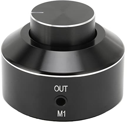 Mini manopola di controllo del volume attivo M1, asse rotante Alps piccolo e compatto, ingresso da 3,5 mm, esperienza di ascolto confortevole, plug and play adatto per guardare video, giocare