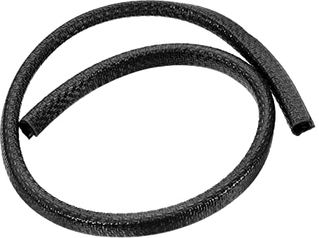 PATIKIL 0.5mx7mmx10mm Gummi Kante Verkleidung Metall Scharfe Deck Kantenschutz U Channel Guard Eckschutz Dichtung Streifen für Skateboard Tisch Tür Fenster Schwarz