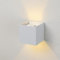 WSU Lights - 6W LED Wandbeleuchtung 2700K / dekorative Wandlampen,Moderne Wandleuchte, IP 65 LED Wandleuchten im Innen und Außenbereich, Weiß