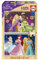 Educa - Disney Prinzessin Super Puzzle, 2x50 Teile Holzpuzzleset für Kinder ab 4 Jahren, Cinderella, Arielle, Rapunzel, Schneewittchen (19672)