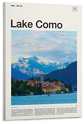 Lake Como Druck, Lake Como Poster, Lake Como Foto, Lake Como Reise, Como See, Como Kunst, Como See, Como Wandrahmen, 40 x 60 cm